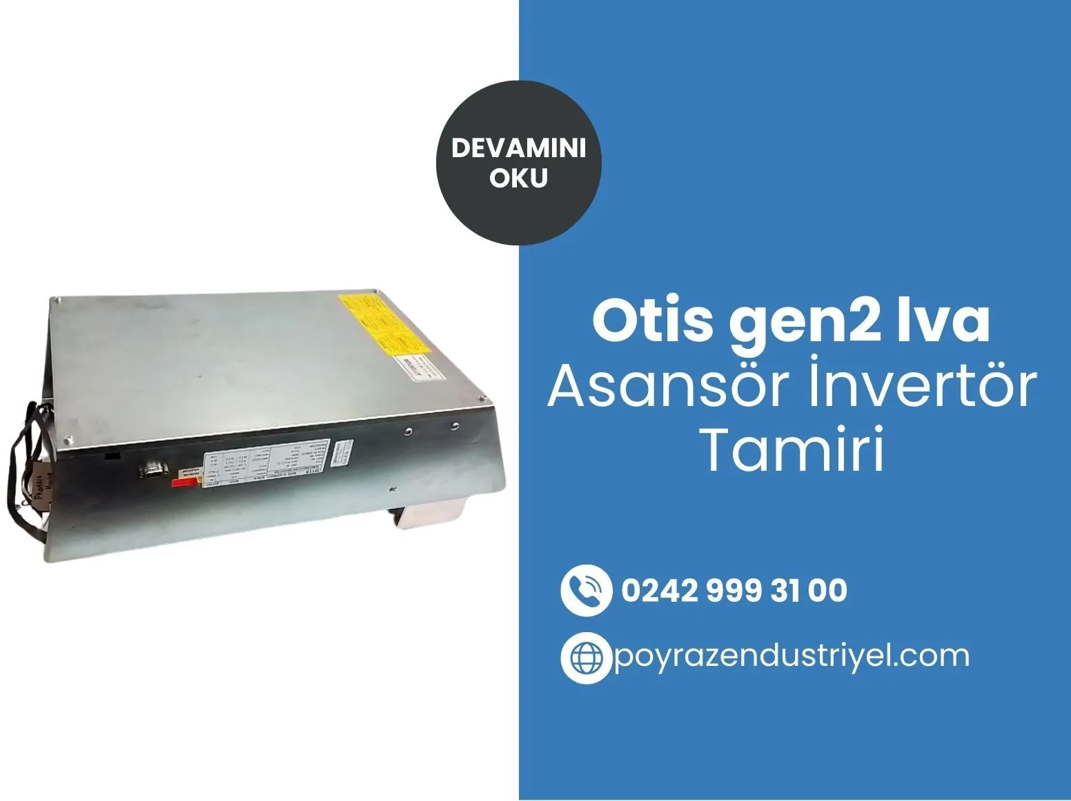 Otis Gen2 Lva Asansör İnvertör Tamiri